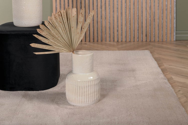 Undra Teppich 300x200 cm Polyester beige. 200 X 300 X 1 cm