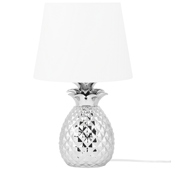 Tischleuchte PINEAPPLE Keramik Silber