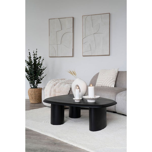 Pune Teppich handgewebt, 160x230cm rohweiß. 160 X 230 X 1 cm