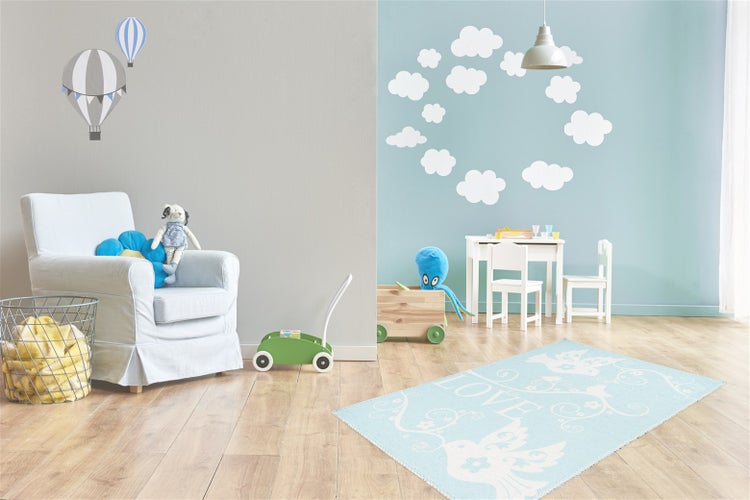 Flachflor Teppich Ayumi Mint Modern 120 x 180 cm