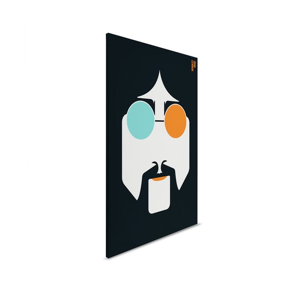 Grafikdruck mit stilisierter Darstellung von John Lennon