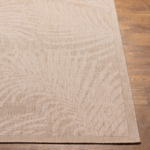 In-/Outdoor-Teppich mit Jute-Look Beige/Elfenbein 160x213 cm VANESSA