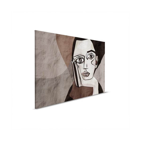 Gemälde mit abstrakter Frauendarstellung