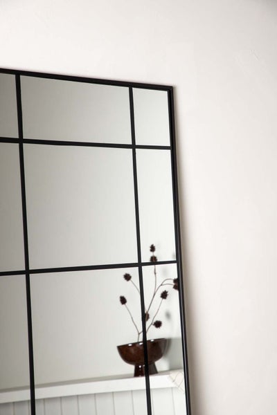 Lake Spiegel schwarz. 90 X 3 X 180 cm
