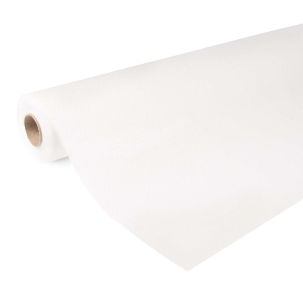 Gebrauchsfertige Glasfasertapete fresco pro in Weiß, 1 Meter mal 25 Meter.