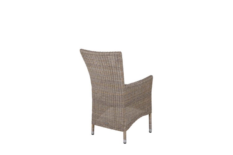 Gartensessel mit Armlehne aus Rattan