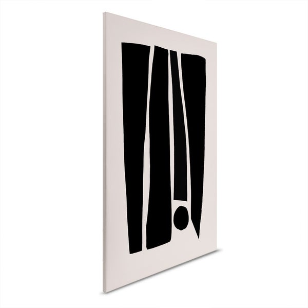 Leinwandbild mit abstraktem, geometrischen Muster