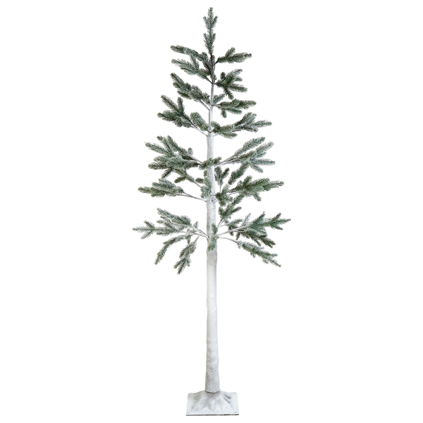 Gartendekoration LED ALBIONI Baum 180 cm Weiß