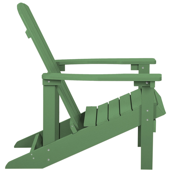 Gartenstuhl ADIRONDACK mit Fußstütze Grün