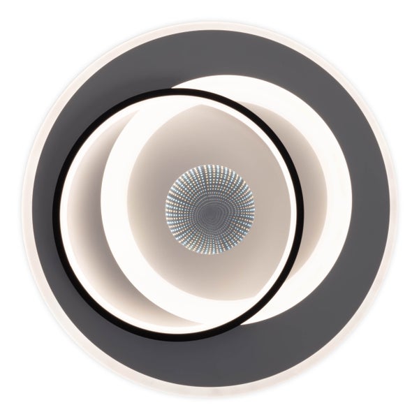 Runde LED Deckenleuchte mit verschlungenem Design