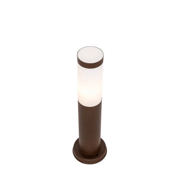 Außenlaterne rostbraun mit Opal 45 cm IP44 - Rox