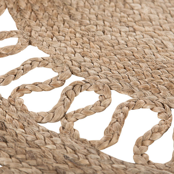 Teppich DIKILI Beige ø 120 cm Jute