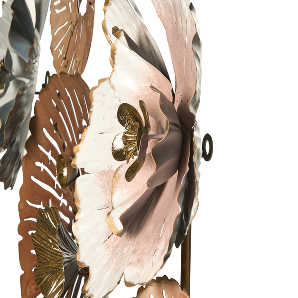 Dekorative Metallblumen für die Wandmontage