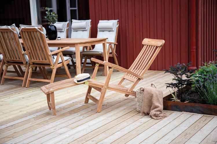 Kenya Sonnenliege, Liegestuhl Teak. 60 X 150 X 94 cm