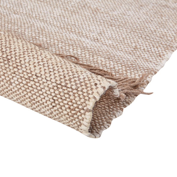 Teppich SAMLAR Braun 140 x 200 cm Jute