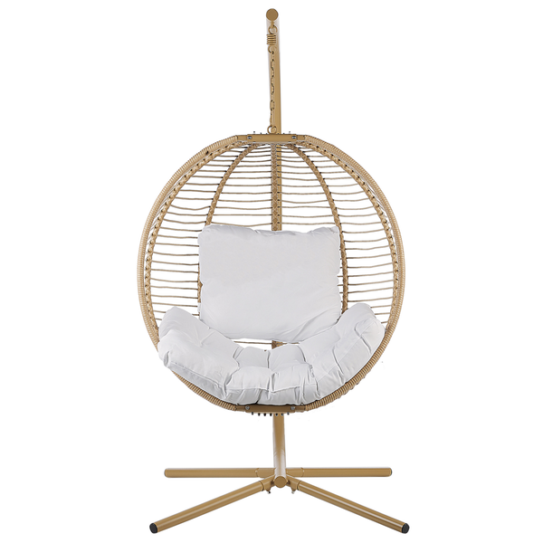 Hängesessel mit Gestell ARCO Metall Beige
