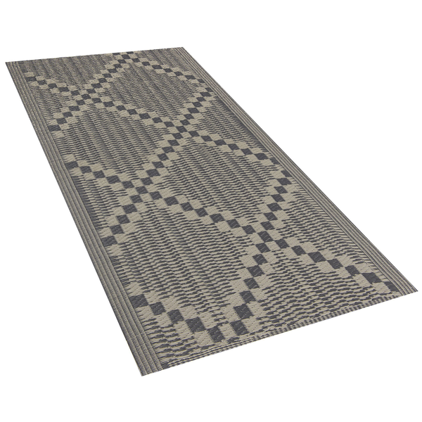 Outdoorteppich JALNA Taupe 60 x 105 cm
