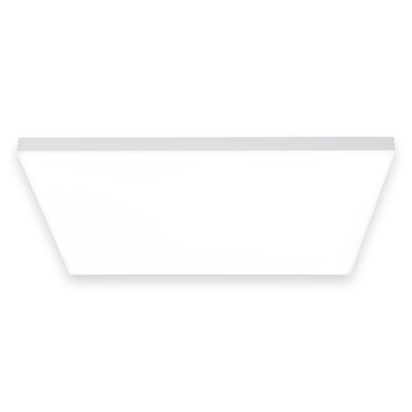 LED Panel-Deckenleuchte CARENTE Seitenlänge 45 cm, rahmenlos, viele Funktionen, aus Metall und Kunststoff, weiß, integrierte LEDs