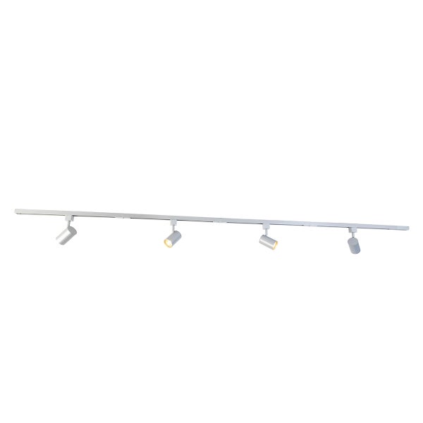 Modernes Schienensystem silber 4-flammig 1-phasig - Yade