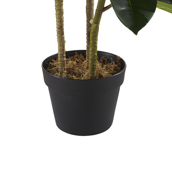 Kunstpflanze FICUS ELASTICA 134 cm Grün