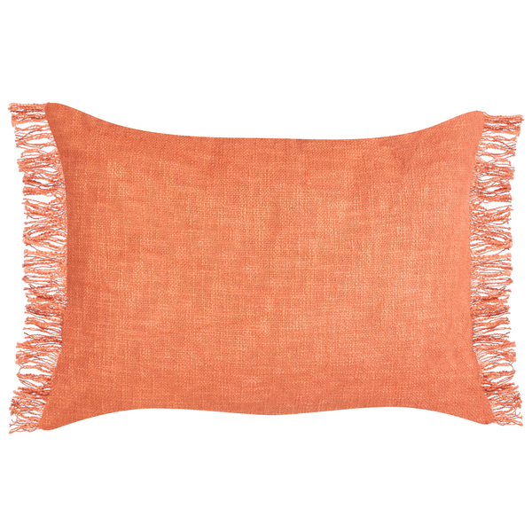 Dekokissen 2er Set MABA Baumwolle 50 x 35 cm Orange Ohne Muster