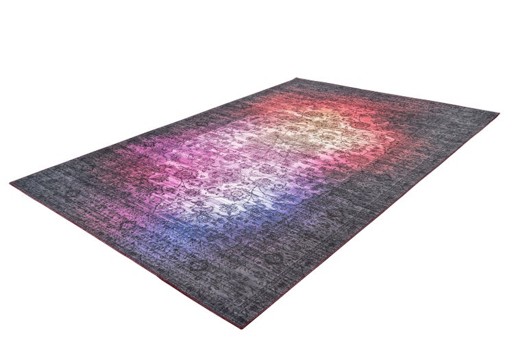 Flachflor Teppich Stellara Multi Vintage-Design, Used-Look, Orientalisch 200 x 290 cm