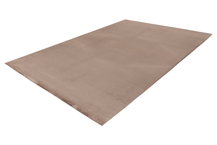 Kurzflor Teppich Plushique Sand Uni 120 x 180 cm