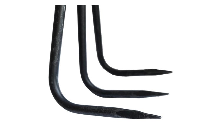 Teak Grubber Handgrubber Kultivator Gartenkralle geschmiedet Teakgriff premium