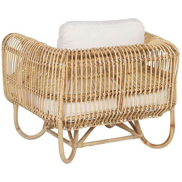 Gartensessel DOLCEDO Rattan Naturfarben