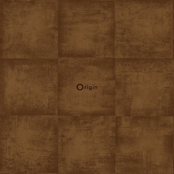 Origin Wallcoverings Tapete Uni Kupferbraun - 53 cm x 10.05 m - 326312