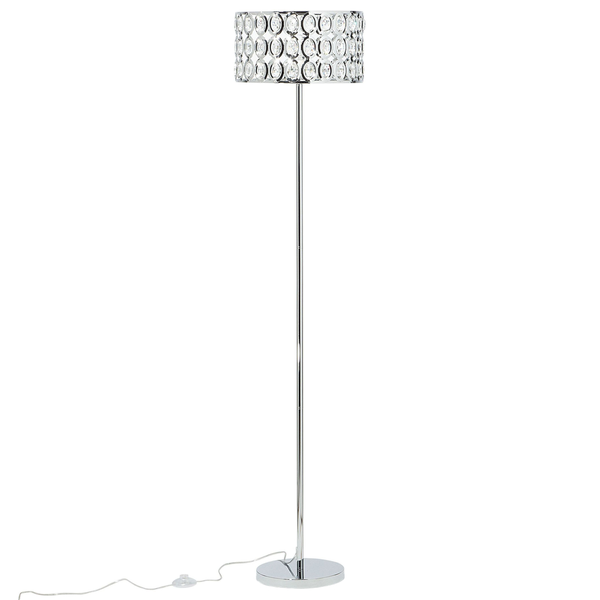 Stehlampe TENNA Kristall Silber