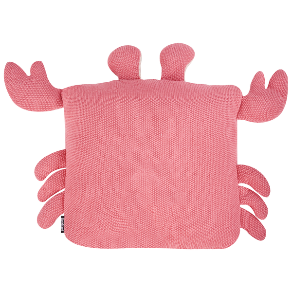 Kinder Dekokissen Krabbemotiv Baumwolle rosa 35 x 35 cm 2er Set JARGALL