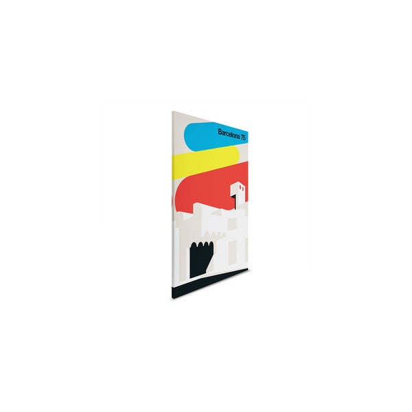 Dekoratives Wandbild mit Barcelona-Motiv