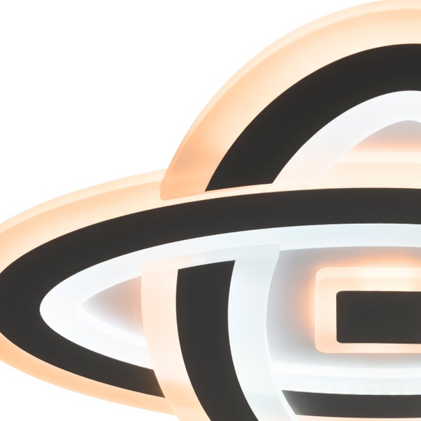 Moderne LED Deckenleuchte mit geometrischem Design