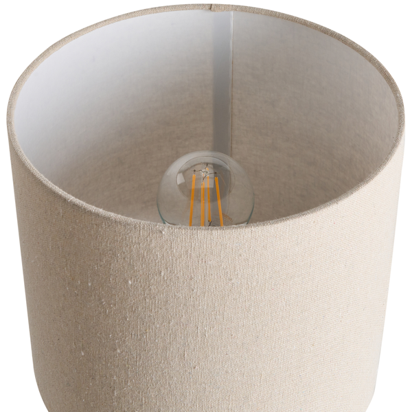 Tischleuchte KERULEN Keramik Beige