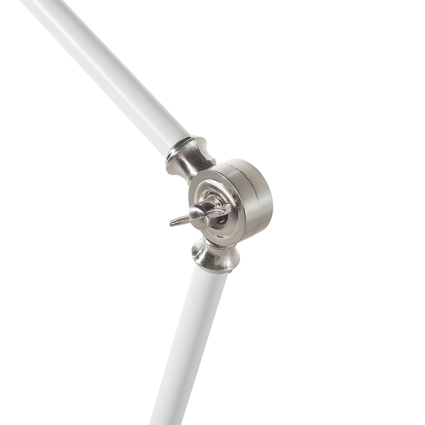 Schreibtischlampe MERAMEC verstellbar Metall Weiß
