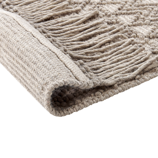 Teppich ALUCRA Sandbeige 200 x 300 cm Wolle