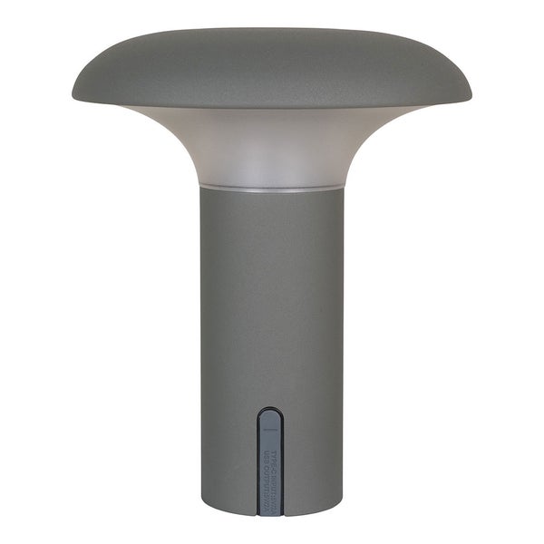 Ramsey Outdoor Lampe LED wiederaufladbar grau, matt. 17 X 17 X 21 cm