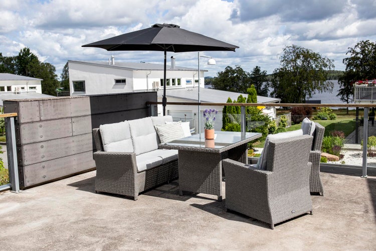 Brentwood Gartenset 4 Teile grau. 1 X 1 X 1 cm
