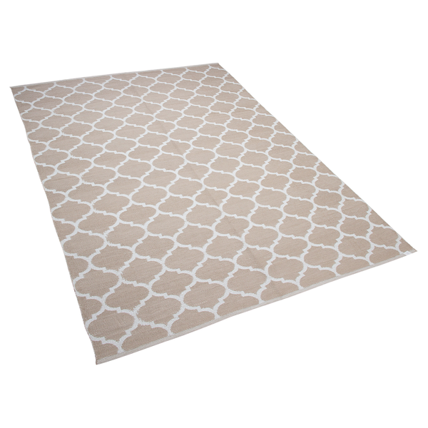 Outdoorteppich AKSU Beige 140 x 200 cm Zweiseitig