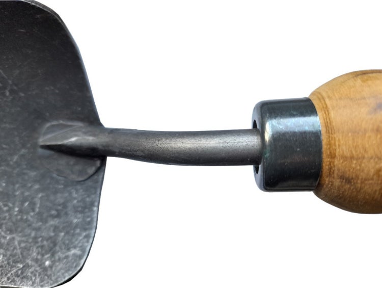 Teak Pflanzkelle Blumenkelle Universelle Schaufel geschmiedet Teak Griff premium