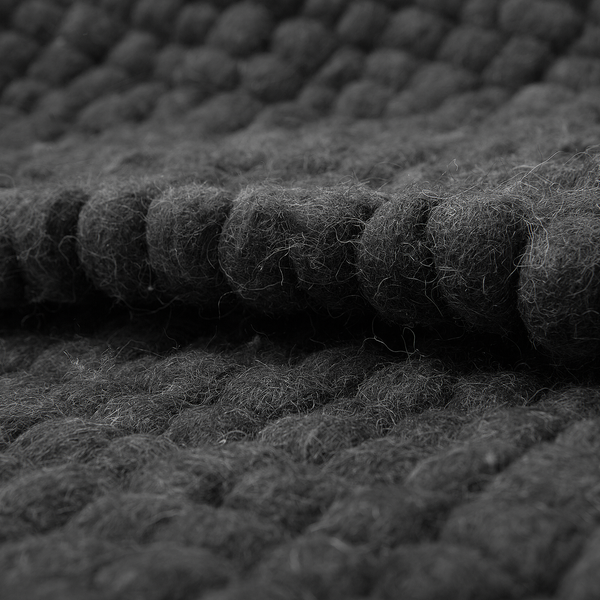 Teppich AMDO Dunkelgrau 160 x 230 cm Wolle