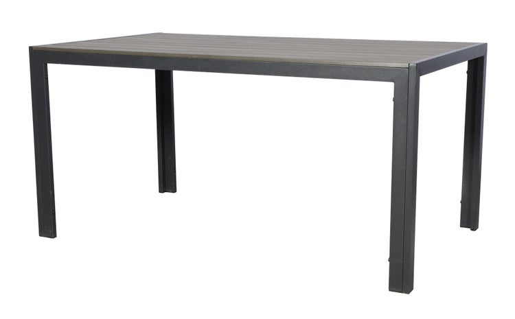 Cirl Gartentisch, 150 cm schwarz/grau. 150 X 90 X 75 cm