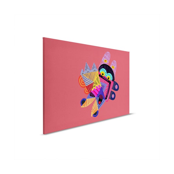 Leinwandbild mit abstrakten Motiven für die Wandgestaltung