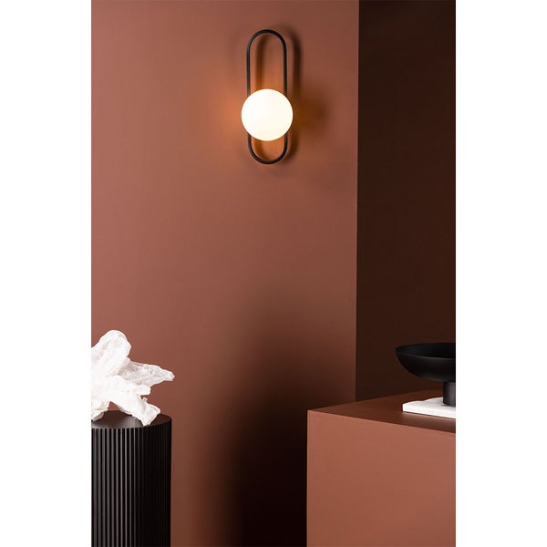 Alpes Beleuchtung Wandlampe 15x19x40cm schwarz. 19 X 15 X 40 cm