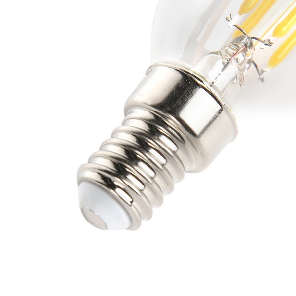 Nahaufnahme einer E14 LED Lampe