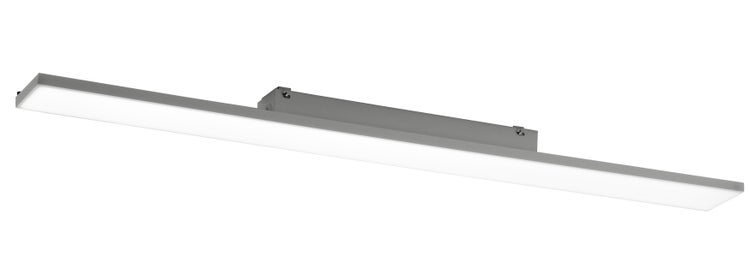 LED Panel-Deckenleuchte CARENTE Länge 119,5 cm, rahmenlos, viele Funktionen, aus Metall und Kunststoff, weiß, integrierte LEDs