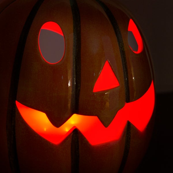 Pendelleuchte mit LED + NeblerHalloween
