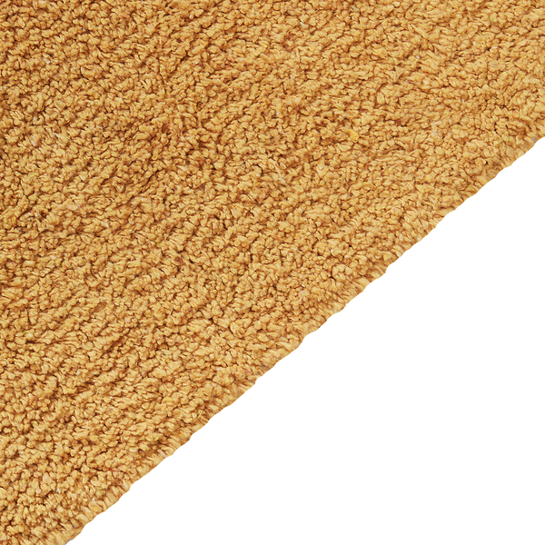 Detailansicht eines Teppichs mit Schlingenstruktur