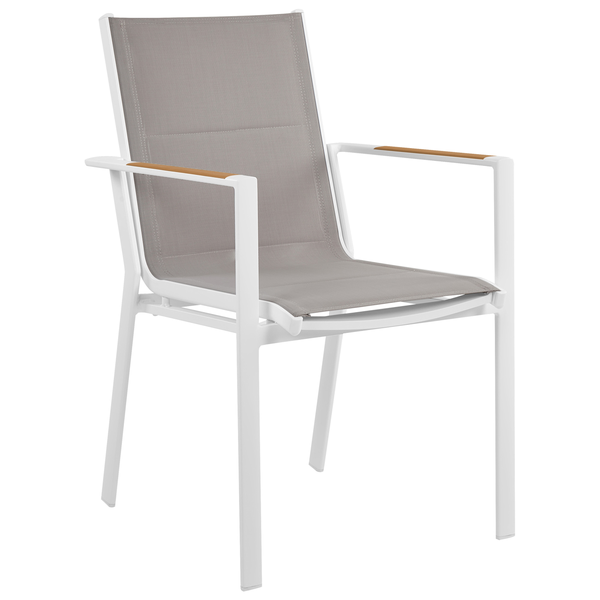 Gartenmöbel Set 4-Sitzer MALETTO/BUSSETO Metall Marmor Optik Grau